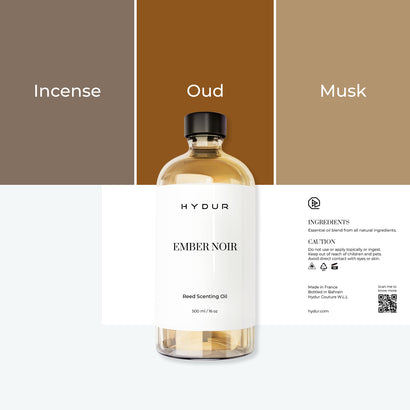 500ml - Ember Noir Reed Sticks Refill
