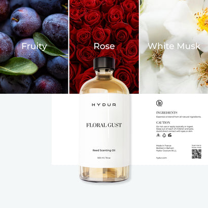 500ml - Floral Gust Reed Sticks Refill