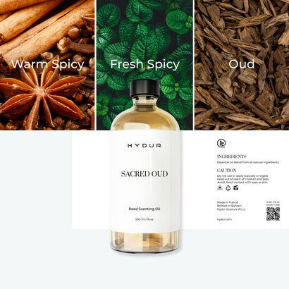 500ml - Sacred Oud Reed Sticks Refill