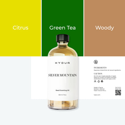 500ml - Silver Mountain Reed Sticks Refill