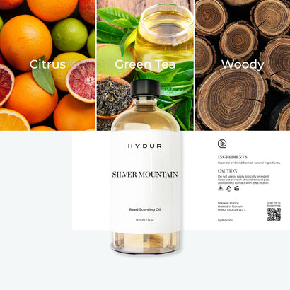 500ml - Silver Mountain Reed Sticks Refill