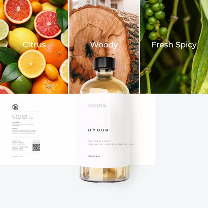 500ml - Vetiver Light | Inspired by Terre D'Hermes Vetiver