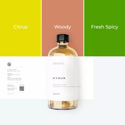 500ml - Vetiver Light | Inspired by Terre D'Hermes Vetiver